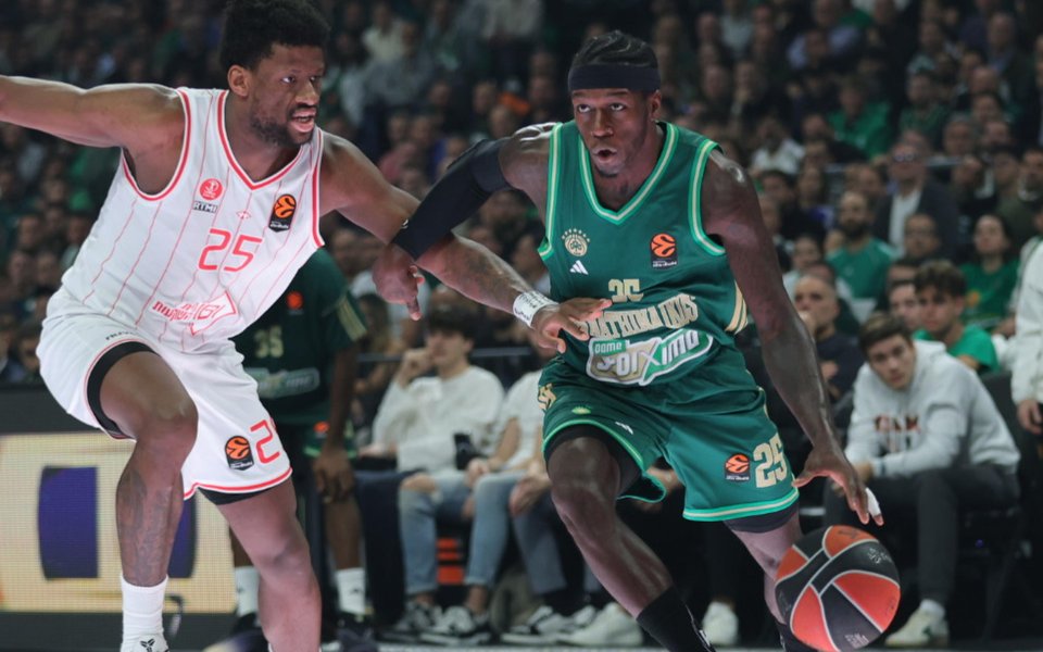 Панатинайкос надигра лидера в Евролигата, Реал Мадрид се наложи над Париж