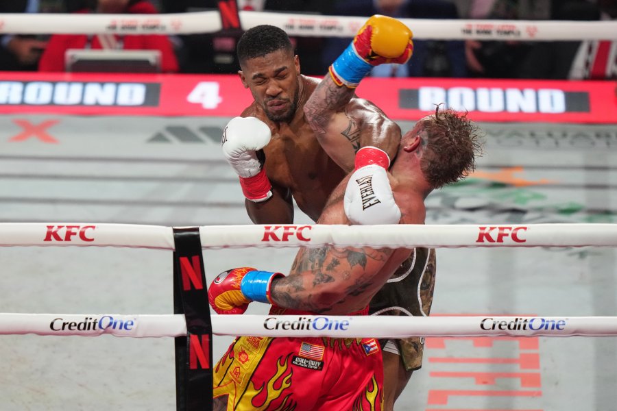 Джейк Пол срещу Антъни Джошуа в Маями1