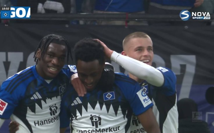 Хамбургер - Айнтрахт Франкфурт 1:1 /репортаж/