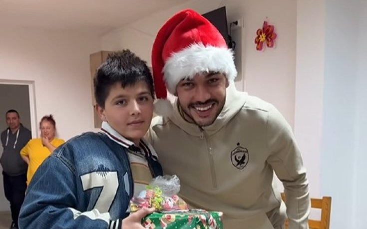 Футболистите на Лудогорец с мил жест за Коледа