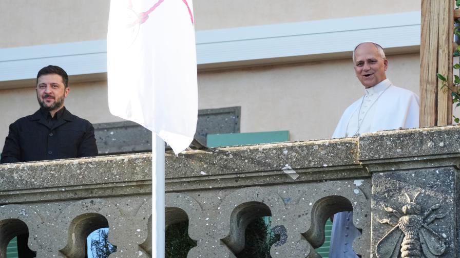 Зеленски благодари на папа Лъв XIV за усилията му за коледно примирие