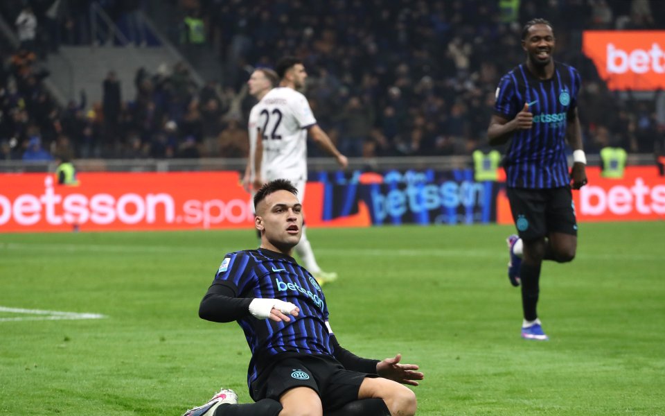 Интер размаза Болоня със силна игра и оглави класирането в Серия А