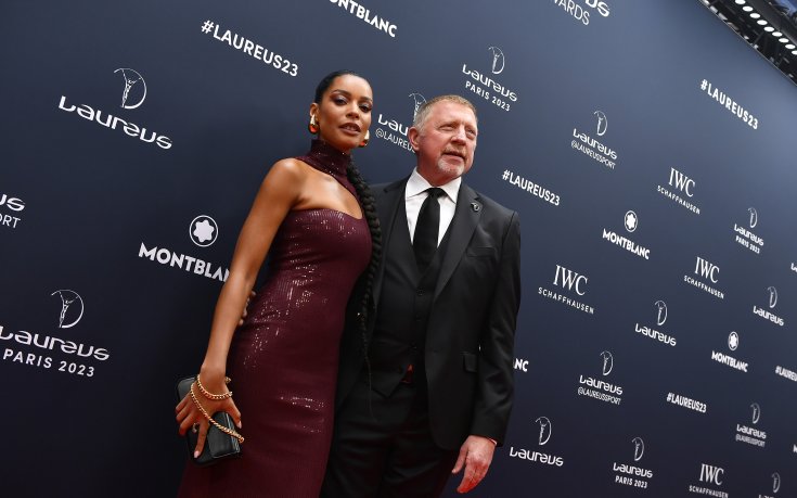 Лилиан де Карвальо Монтейро и Борис Бекер