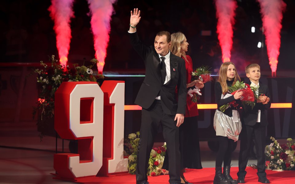 Детройт извади от употреба номер 91 на Сергей Фьодоров