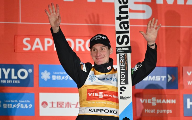 Домен Превц спечели първия старт от СК по ски скок в Сапоро