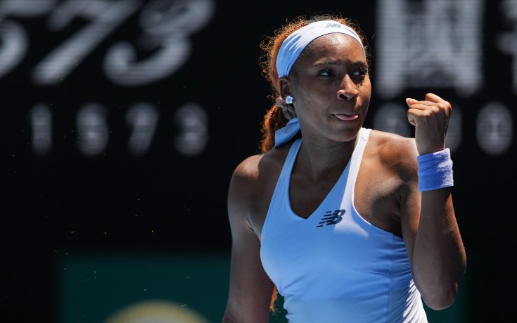 Коко Гоф с успешно начало на Australian Open, въпреки купищата двойни грешки