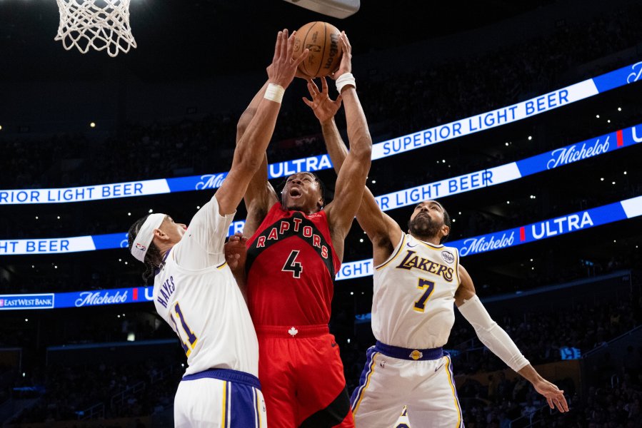 Лос Анджелис Лейкърс Торонто Раптърс1