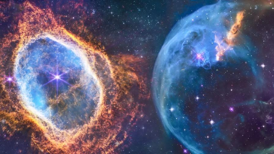 Учени откриха странна структура от желязо в Пръстеновидната мъглявина