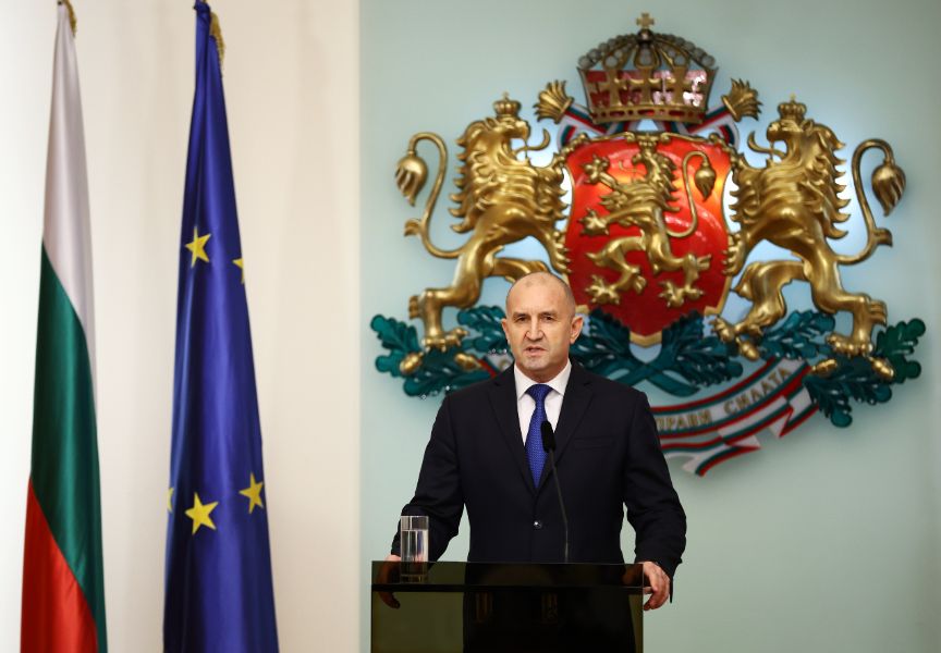 <p>Държавният глава Румен Радев с обръщение към българския народ.</p>