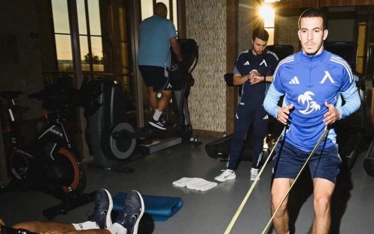 Левски с тренировка във фитнеса