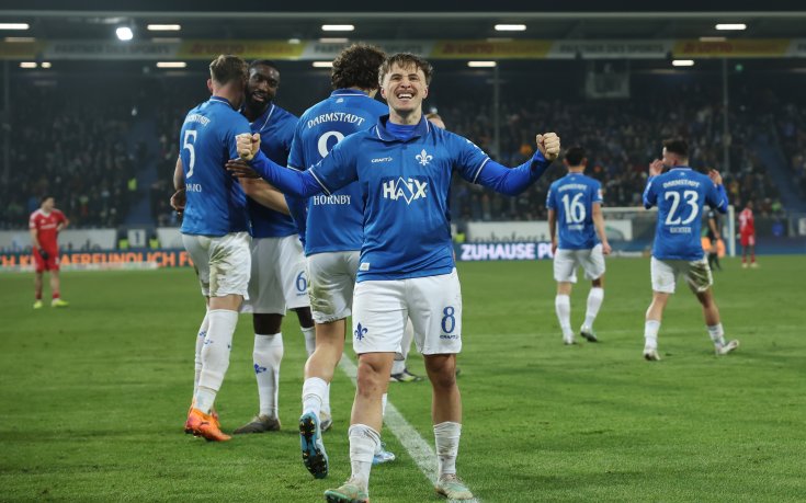 Фабиан Нюрнбергер влезе от пейката при нова победа на Дармщат по пътя към завръщане в елита