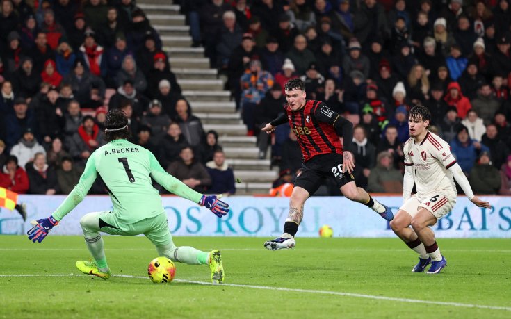 НА ЖИВО: Борнемут 2:0 Ливърпул, Хименес удвои преднината на 