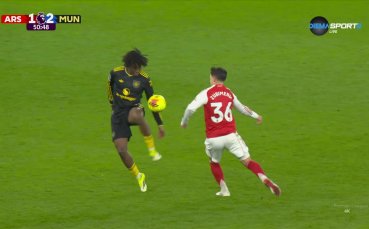 Красота! Невероятен гол на Манчестър Юнайтед срещу Арсенал (видео)