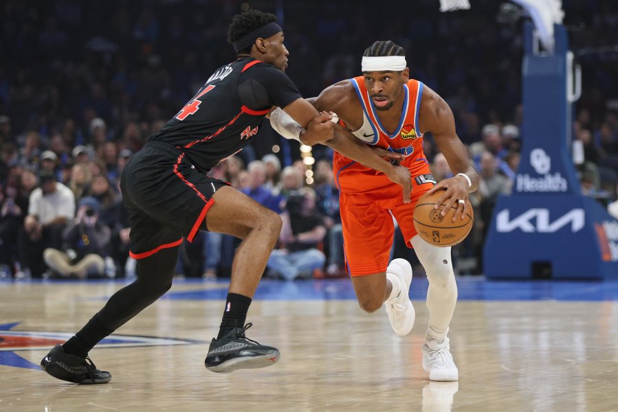 Оклахома Сити Тъндър Торонто Раптърс1