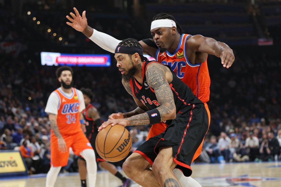 Оклахома Сити Тъндър Торонто Раптърс1