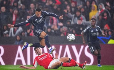 НА ЖИВО: Бенфика - Реал Мадрид 1:1, куп пропуски за 