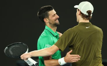 Джокович: Казах на Синер на мрежата 