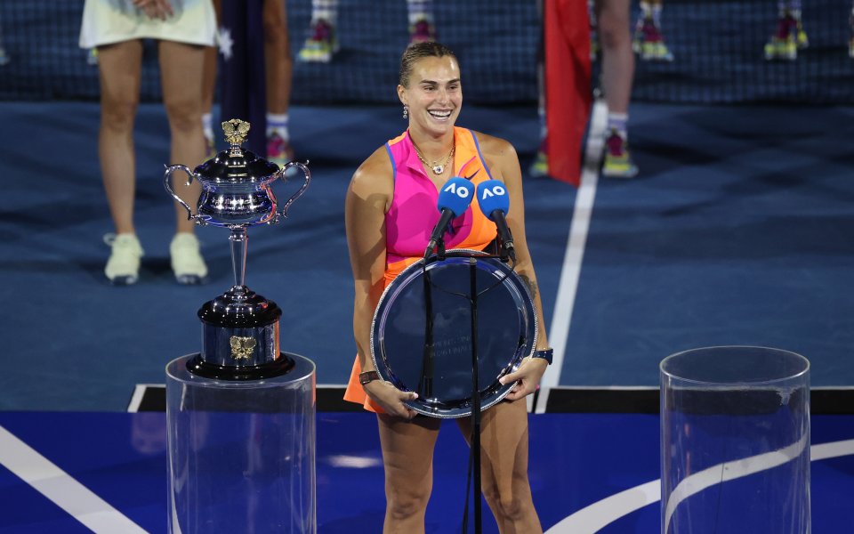 Сабаленка се появи с къса пола и Джокович спря да тренира (видео)