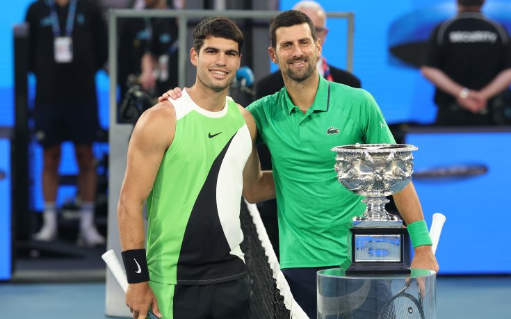 НА ЖИВО: Финалът на Australian Open - Карлос Алкарас vs. Новак Джокович 1:2, сърбинът изпусна две точки за пробив