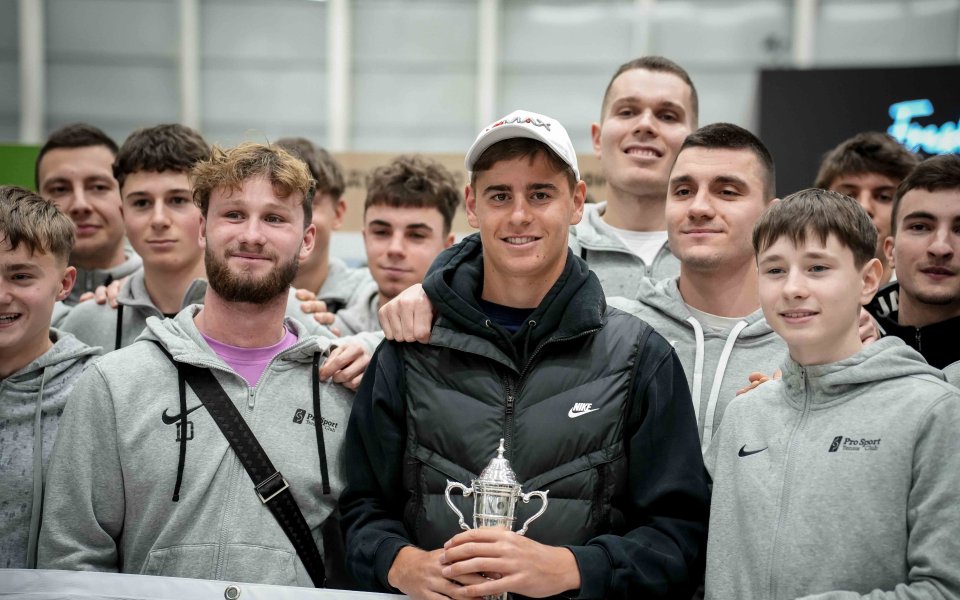 Шампионът от Australian Open Димитър Кисимов се завърна в България, 01.02.2026 г.