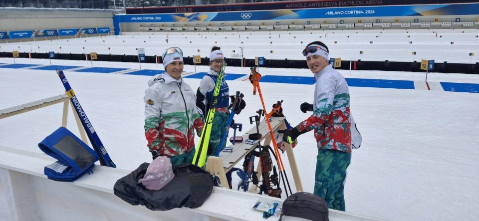 Българските биатлонисти тренират на олимпийското трасе1