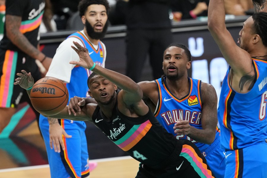 Сан Антонио Спърс Оклахома Сити Тъндър1