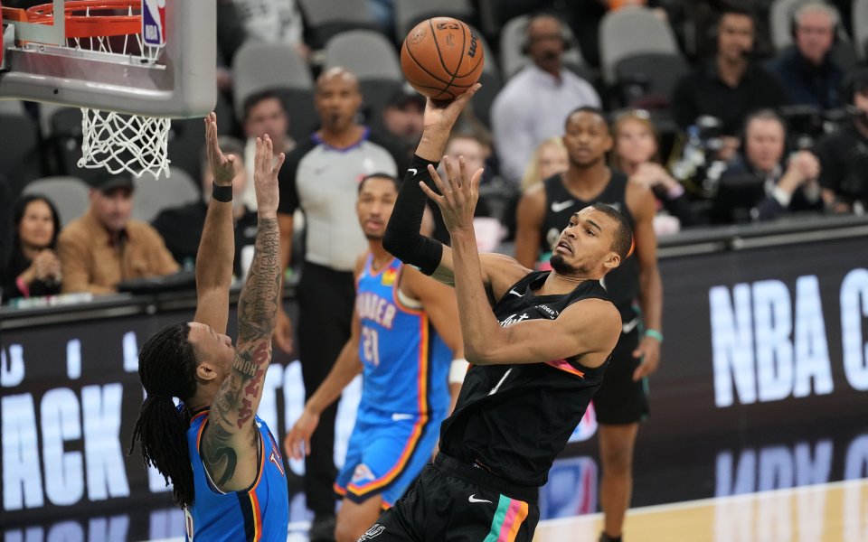 Сан Антонио Спърс - Оклахома Сити Тъндър 116:106 точки / НБА, редовен сезон, 05.02.2026 г.