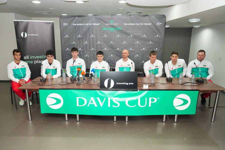 Пресконференция на отбора на България преди мачовете с Белгия за1