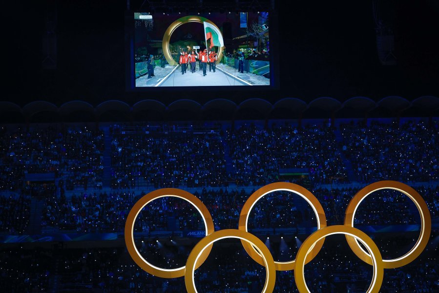 Церемонията по откриване на Зимните олимпийски игри в Милано Кортина1