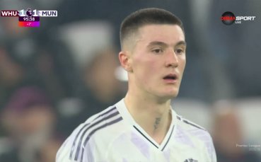 Бенямин Шешко изравни за Манчестър Юнайтед срещу Уест Хем (видео)