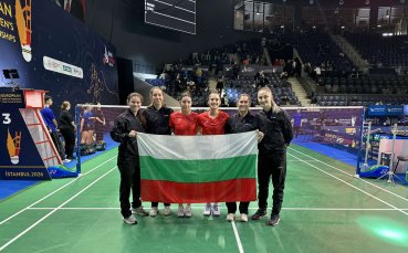 България с втора победа и си гарантира медал от Европейското отборно по бадминтон