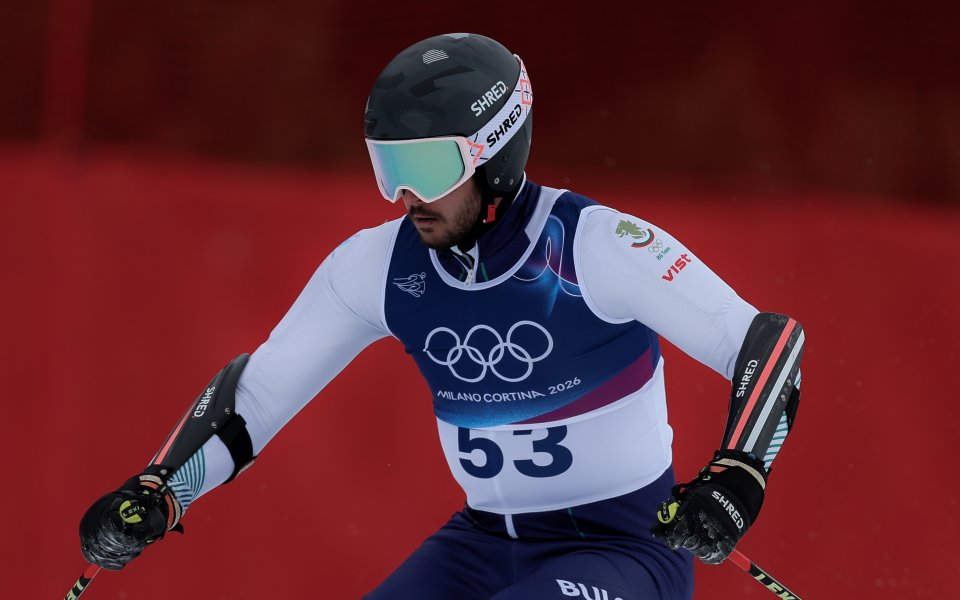 Калин Златков завърши 36-и в гигантския слалом в Милано-Кортина