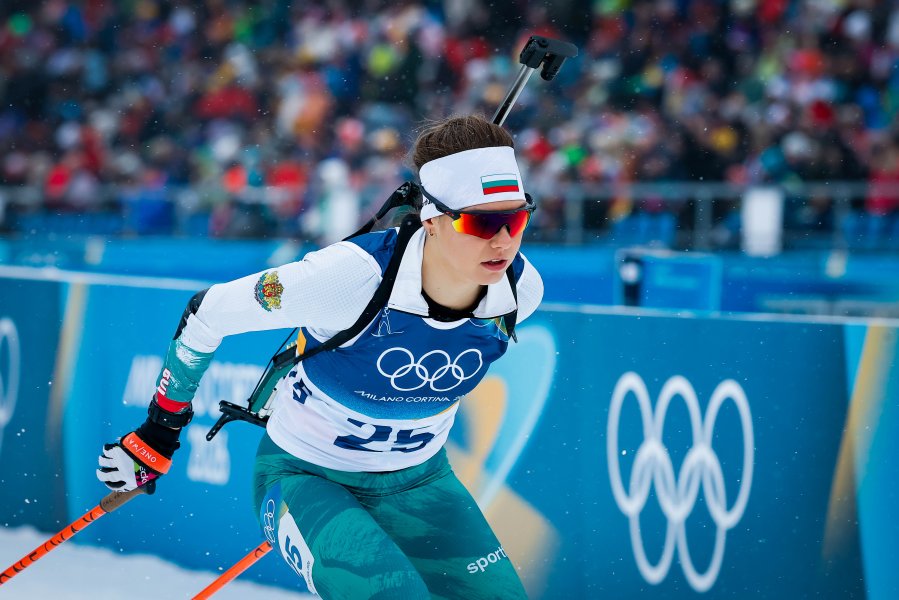 Биатлон спринт 7 5 км при жените на Зимните олимпийски1