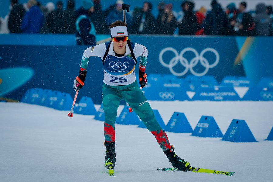 Биатлон спринт 7 5 км при жените на Зимните олимпийски1