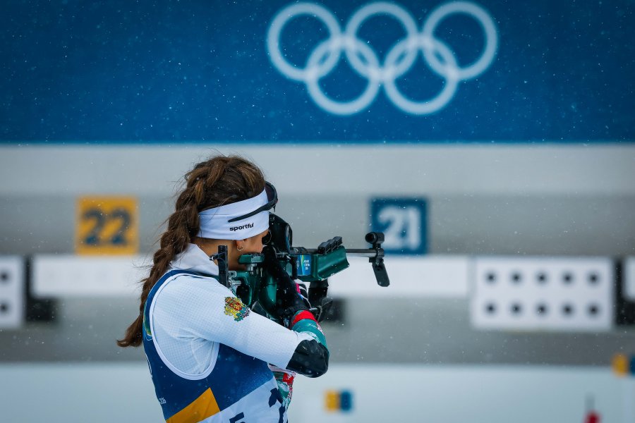 Биатлон спринт 7 5 км при жените на Зимните олимпийски1