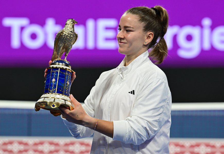 Каролина Мухова победи Виктория Мбоко и вдигна титлата в Доха1