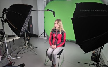 Александра Фейгин бе гост на Олимпийското студио в Милано