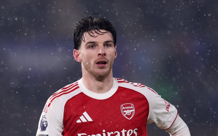 Деклан Райс притесни Микел Артета