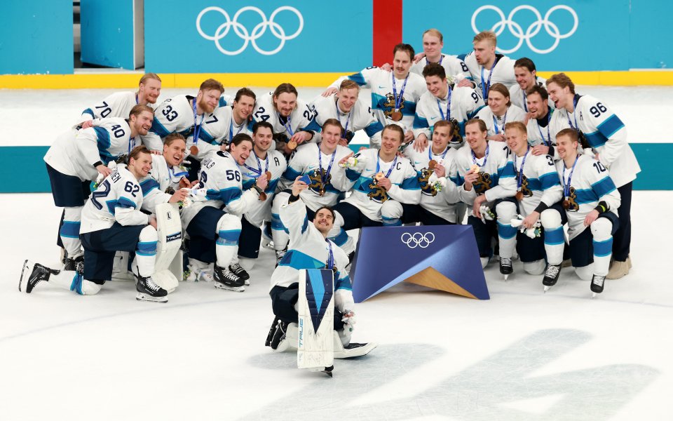 Финландия спечели малкия финал в турнира по хокей на лед в Милано-Кортина