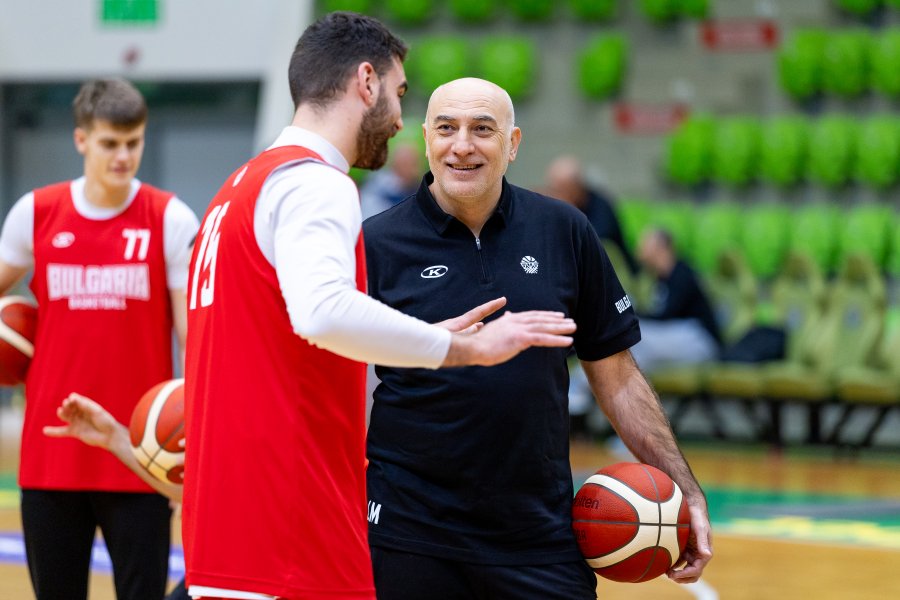 Открита тренировка на националния отбор на България по баскетбол в1