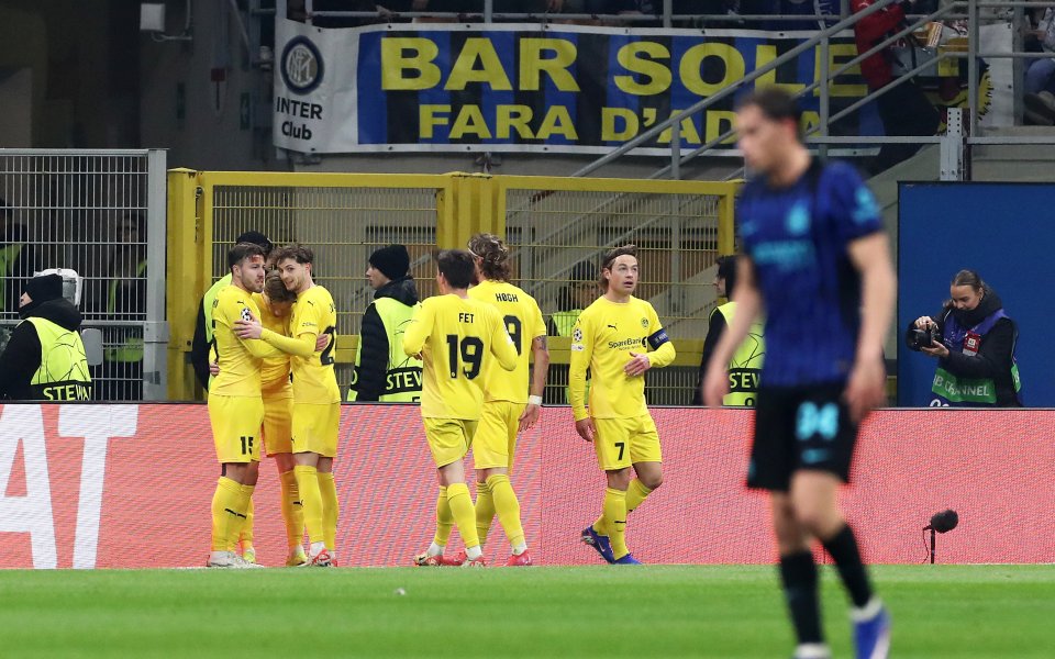 НА ЖИВО: Интер 1:2 Будьо/Глимт, Бастони върна един гол