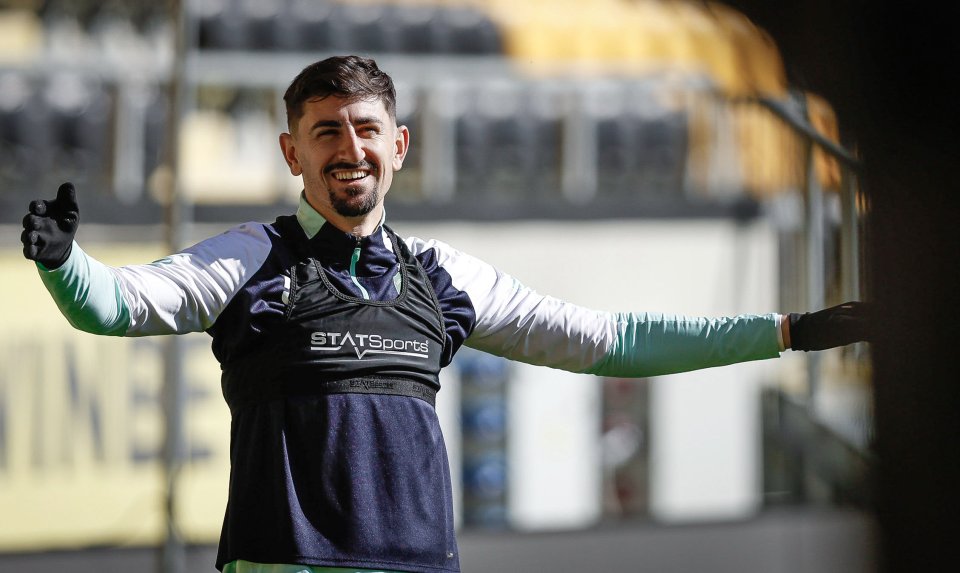 Първа тренировка на Алберто Салидо в Лудогорец1