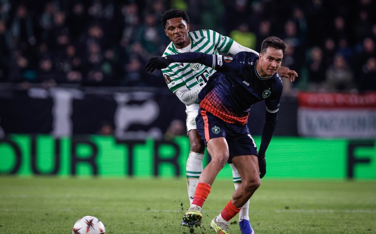 В СНИМКИ: Битката между Ференцварош и Лудогорец в Будапеща