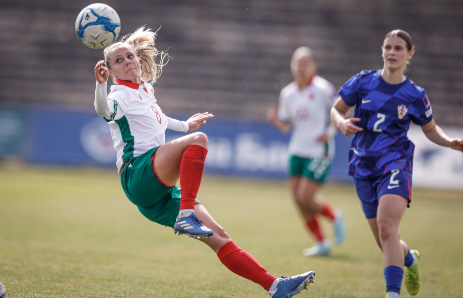 България Хърватия женски футбол1