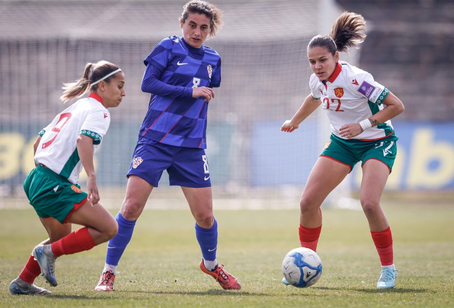 България Хърватия женски футбол1