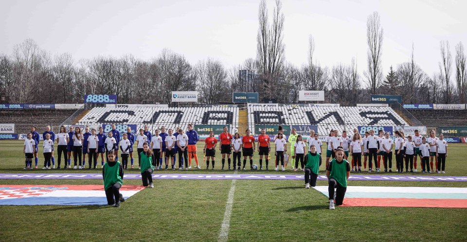 България Хърватия женски футбол1