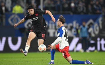 Байер Леверкузен си тръгна с три точки от Хамбург