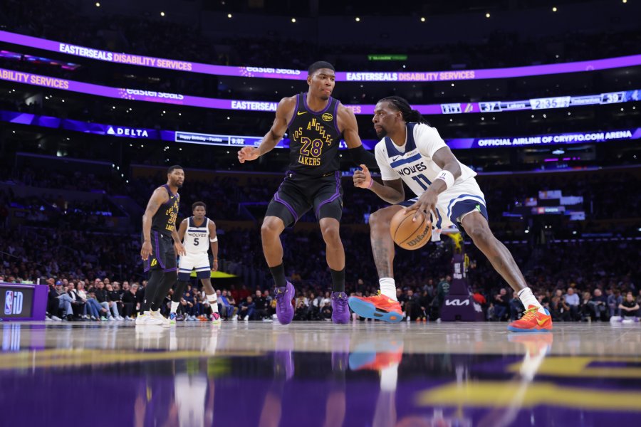 Лос Анджелис Лейкърс Минесота Тимбъруулвс1