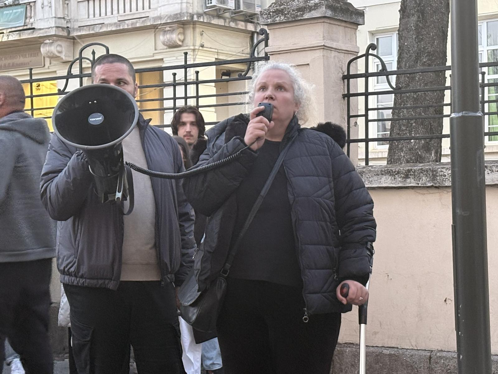 Протест срещу връщането на поста на директора на ОДМВР-Пловдив