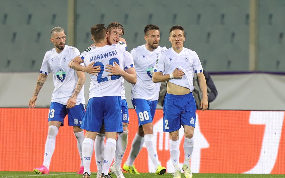 Тежка загуба за Лех Познан в Лига на конференциите, Пламен Андреев не игра